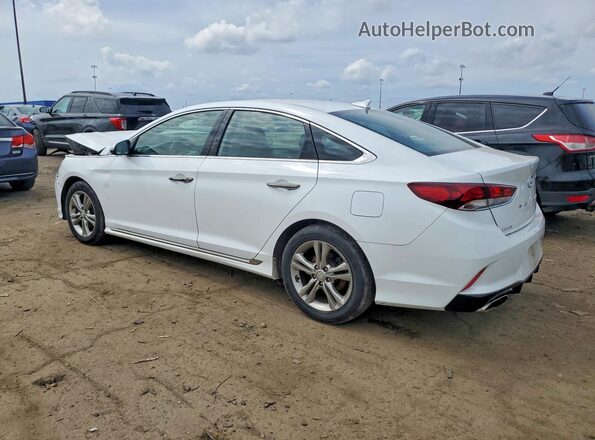 5NPE34AF2KH739366 2019 HYUNDAI SONATA White Rear left