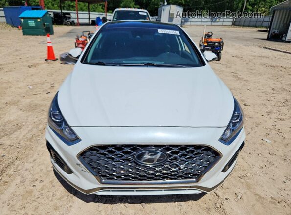 5NPE34AF2KH746348 2019 HYUNDAI SONATA White 
