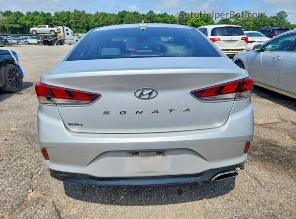 5NPE34AF2KH748293 2019 HYUNDAI SONATA Silver Вид ззаду