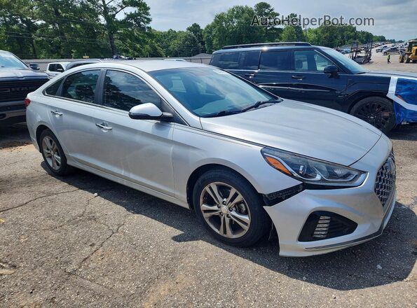 5NPE34AF2KH748293 2019 HYUNDAI SONATA Silver Передня права чверть