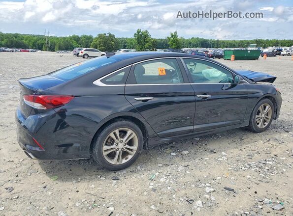 5NPE34AF2KH772089 2019 HYUNDAI SONATA Black Հետևի աջ