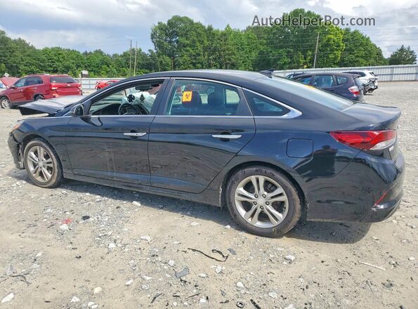 5NPE34AF2KH772089 2019 HYUNDAI SONATA Black Հետևի ձախ