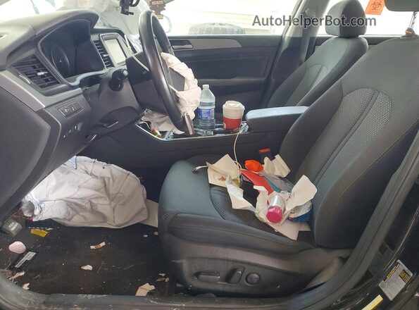 5NPE34AF2KH772089 2019 HYUNDAI SONATA Black Սալոնի դիմացի տեսք