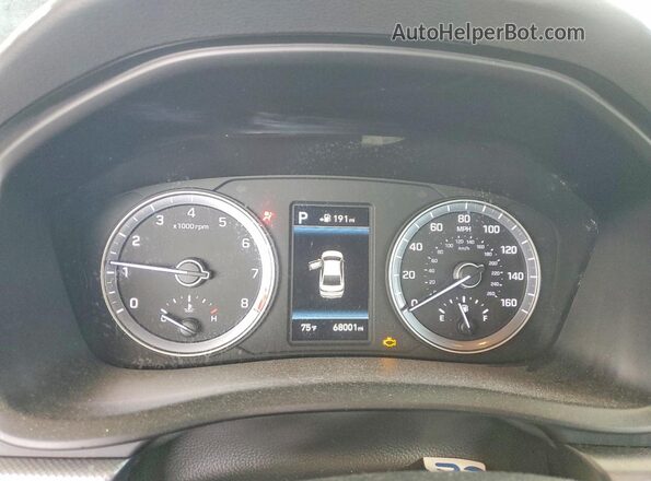 5NPE34AF2KH772089 2019 HYUNDAI SONATA Black Սարքավորումների վահանակի տեսք