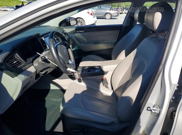5NPE34AF2KH772092 2019 HYUNDAI SONATA Silver წინა სალონის ხედი