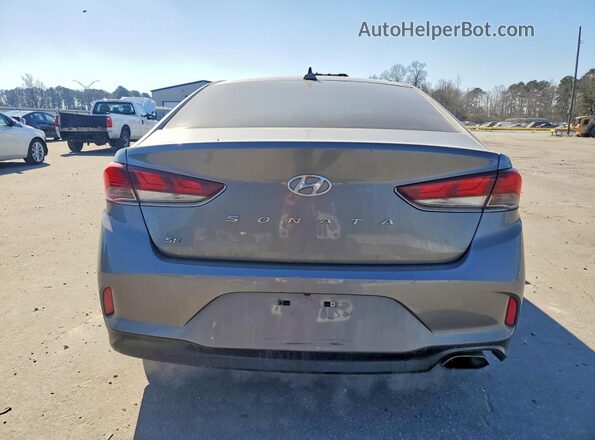 5NPE34AF2KH784324 2019 HYUNDAI SONATA Gray Rear view