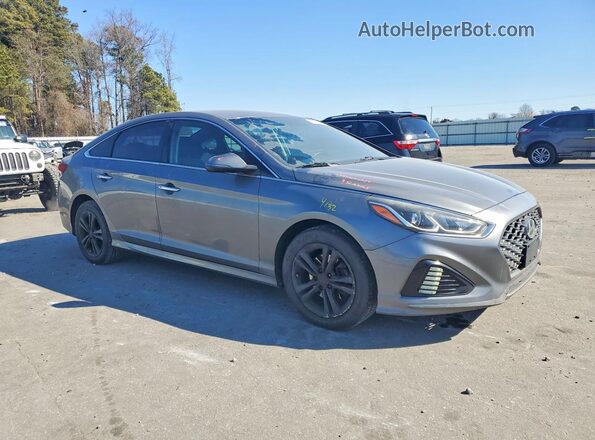 5NPE34AF2KH784324 2019 HYUNDAI SONATA Gray Front right