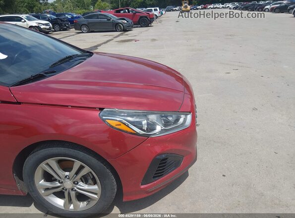 5NPE34AF2KH787675 2019 HYUNDAI SONATA Red 