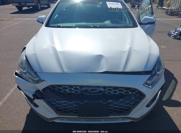 5NPE34AF2KH789314 2019 HYUNDAI SONATA White წინა ხედი