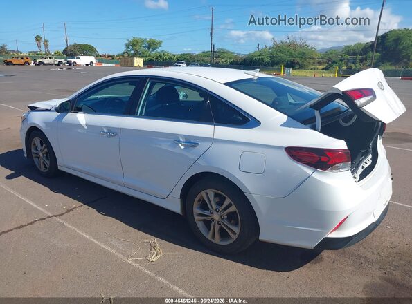 5NPE34AF2KH789314 2019 HYUNDAI SONATA White უკანა მარცხენა
