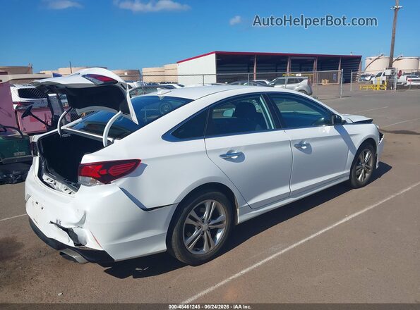 5NPE34AF2KH789314 2019 HYUNDAI SONATA White უკანა მარჯვენა