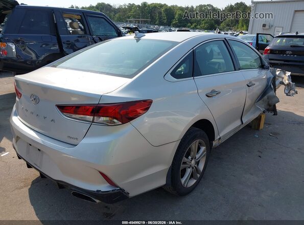 5NPE34AF2KH808346 2019 HYUNDAI SONATA Silver Հետևի աջ