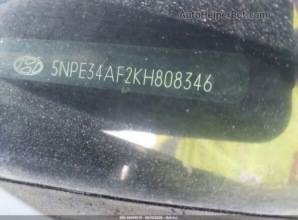 5NPE34AF2KH808346 2019 HYUNDAI SONATA Silver 