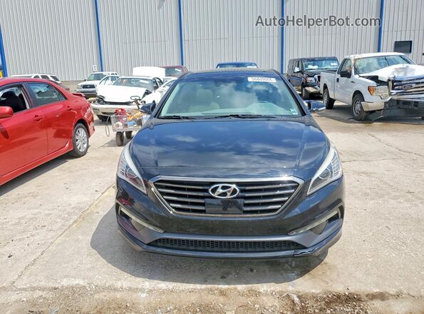 5NPE34AF3GH278296 2016 HYUNDAI SONATA Black წინა ხედი