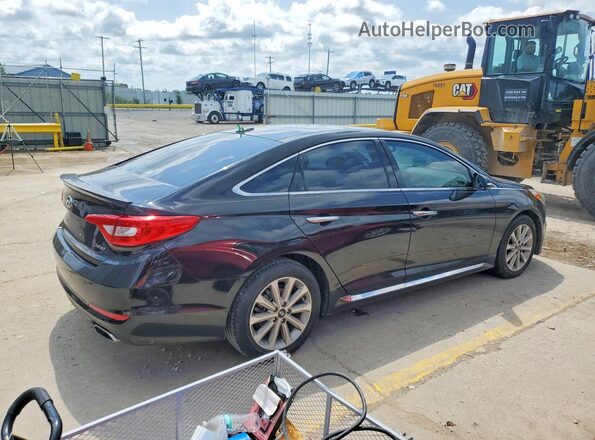 5NPE34AF3GH278296 2016 HYUNDAI SONATA Black უკანა მარჯვენა