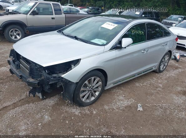 5NPE34AF3GH355782 2016 HYUNDAI SONATA Silver Front left