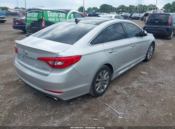 5NPE34AF3GH355782 2016 HYUNDAI SONATA Silver Rear right