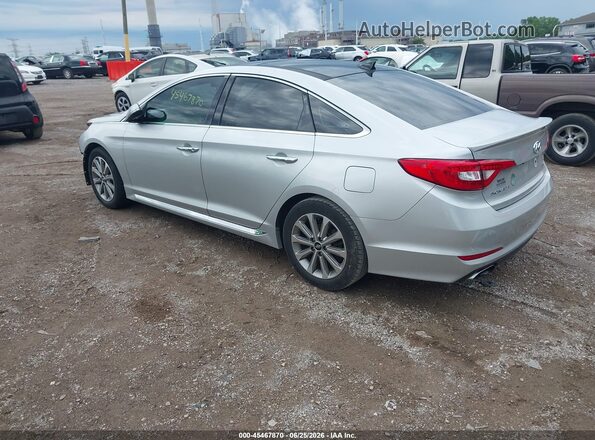 5NPE34AF3GH355782 2016 HYUNDAI SONATA Silver Rear left