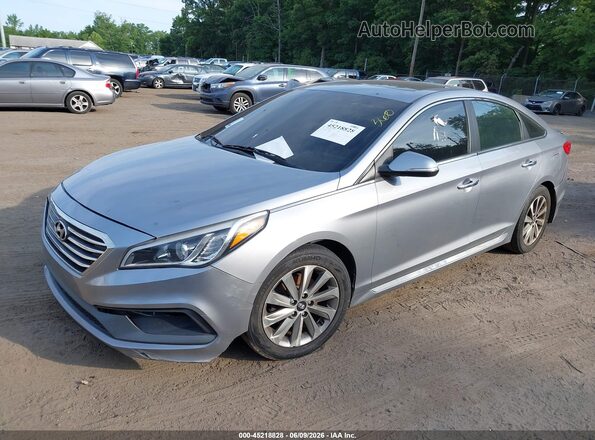 5NPE34AF3GH406536 2016 HYUNDAI SONATA Silver 