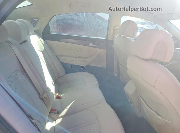 5NPE34AF3GH411218 2016 HYUNDAI SONATA Gray Вид задніх сидінь