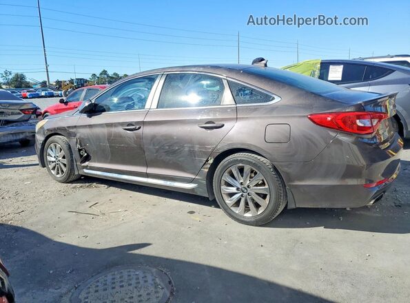 5NPE34AF3GH411218 2016 HYUNDAI SONATA Gray Задня ліва чверть