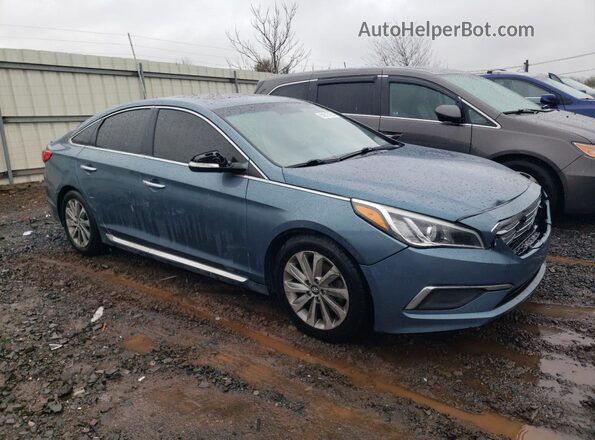5NPE34AF3HH447234 2017 HYUNDAI SONATA Blue 
