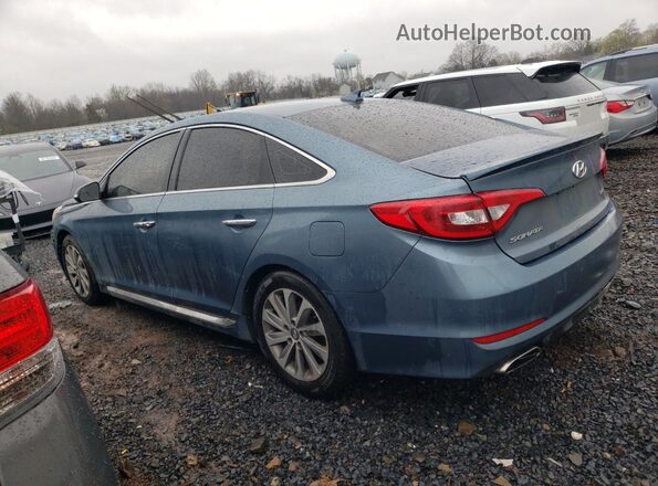 5NPE34AF3HH447234 2017 HYUNDAI SONATA Blue 
