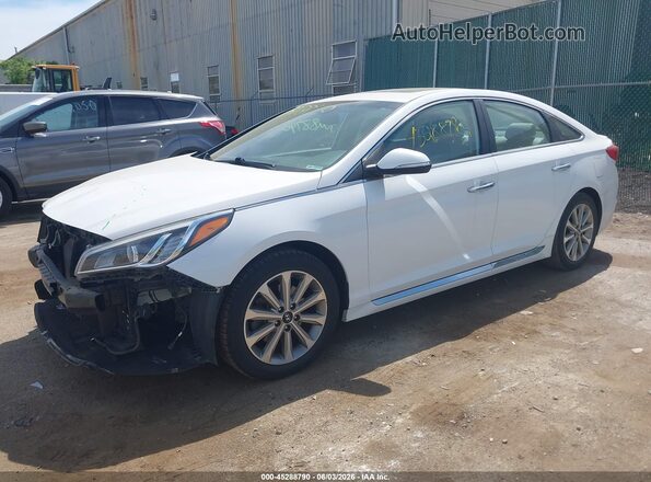 5NPE34AF3HH454149 2017 HYUNDAI SONATA White Vista tres cuartos delantera izquierda