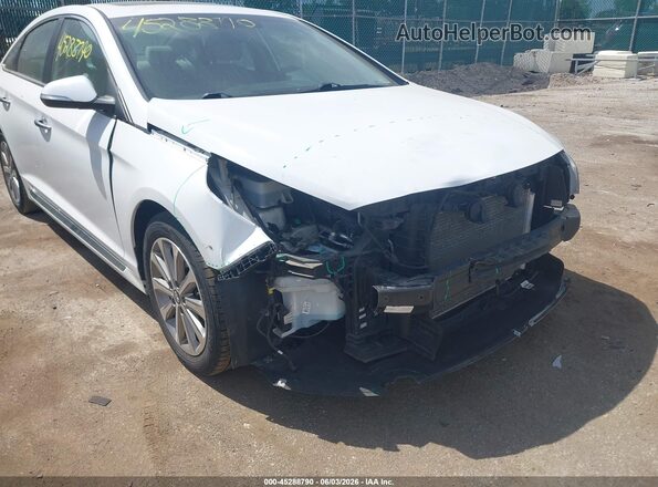 5NPE34AF3HH454149 2017 HYUNDAI SONATA White Vista frontal