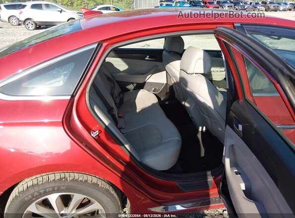 5NPE34AF3HH579233 2017 HYUNDAI SONATA Red Widok naklejki z numerem VIN