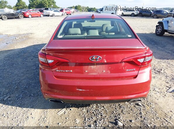 5NPE34AF3HH579233 2017 HYUNDAI SONATA Red 