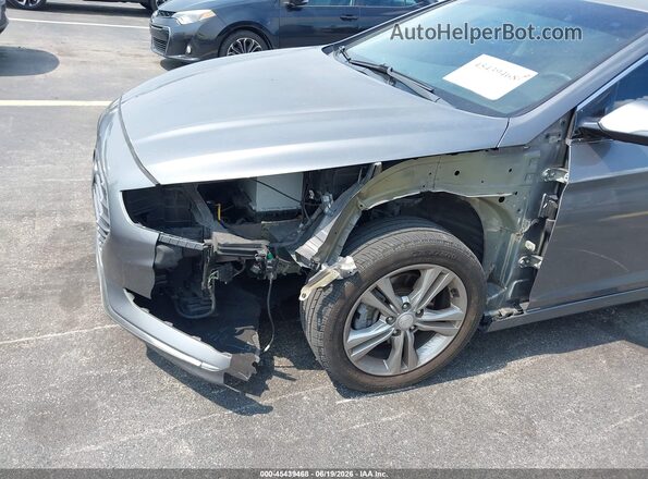 5NPE34AF3JH625536 2018 HYUNDAI SONATA Gray Widok z przodu