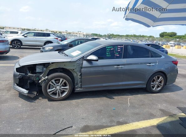 5NPE34AF3JH625536 2018 HYUNDAI SONATA Gray 