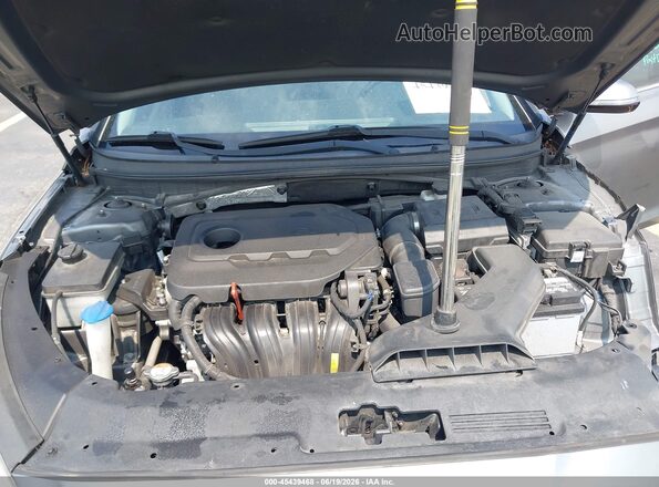 5NPE34AF3JH625536 2018 HYUNDAI SONATA Gray Widok z tyłu