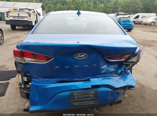 5NPE34AF3JH627707 2018 HYUNDAI SONATA Blue 