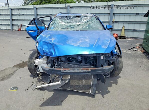 5NPE34AF3JH631529 2018 HYUNDAI SONATA Blue წინა ხედი