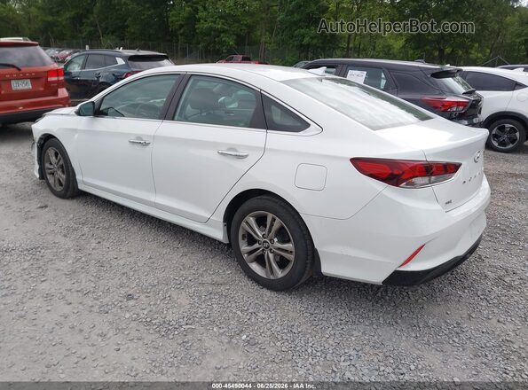 5NPE34AF3JH635905 2018 HYUNDAI SONATA White Հետևի ձախ