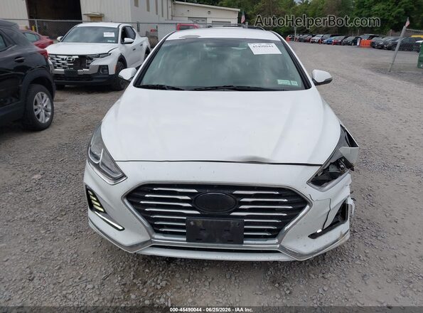 5NPE34AF3JH635905 2018 HYUNDAI SONATA White Սարքավորումների վահանակի տեսք