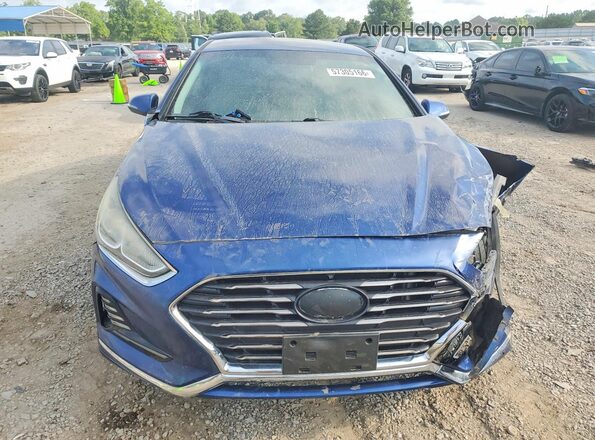 5NPE34AF3JH641882 2018 HYUNDAI SONATA Blue 