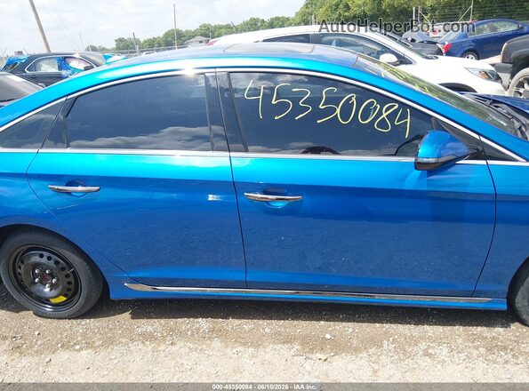 5NPE34AF3JH654793 2018 HYUNDAI SONATA Blue 360 interior view