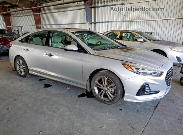 5NPE34AF3JH657483 2018 HYUNDAI SONATA Silver 