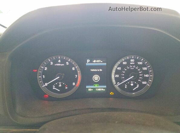 5NPE34AF3JH657483 2018 HYUNDAI SONATA Silver 
