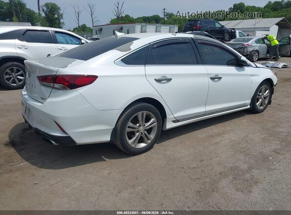 5NPE34AF3JH682433 2018 HYUNDAI SONATA White უკანა მარჯვენა