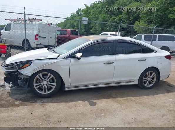 5NPE34AF3JH682433 2018 HYUNDAI SONATA White 