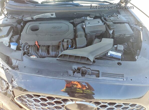 5NPE34AF3JH701014 2018 HYUNDAI SONATA Black Սալոնի հետևի տեսք