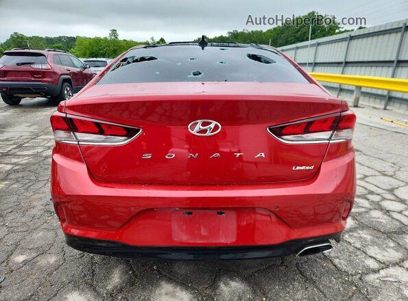 5NPE34AF3KH731101 2019 HYUNDAI SONATA Red 