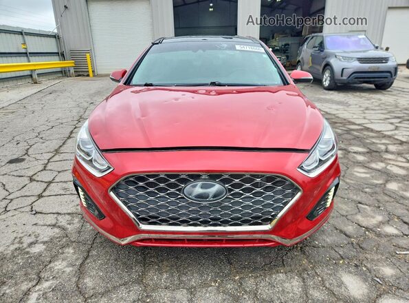 5NPE34AF3KH731101 2019 HYUNDAI SONATA Red 