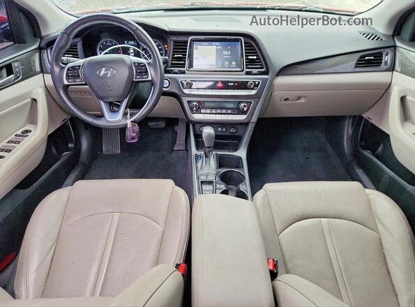 5NPE34AF3KH731101 2019 HYUNDAI SONATA Red 
