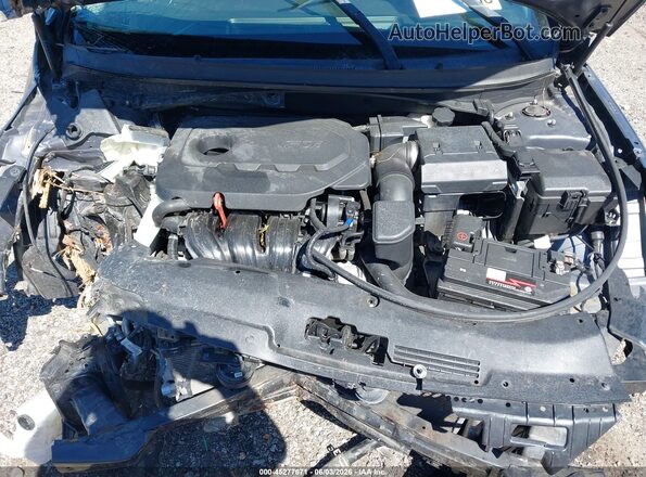 5NPE34AF3KH735830 2019 HYUNDAI SONATA Gray Вид ззаду