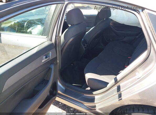 5NPE34AF3KH735830 2019 HYUNDAI SONATA Gray Вид наклейки з VIN-кодом